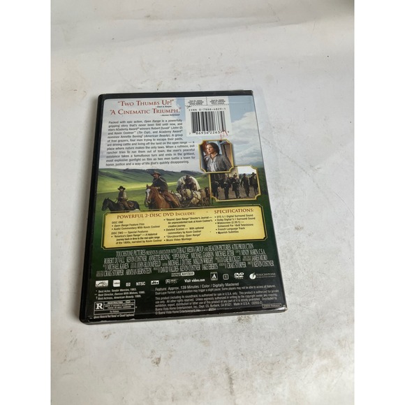 Open Range DVD 2 Disc Collectors Edition Robert Duvall Kevin Costner Western - Picture 2 of 6